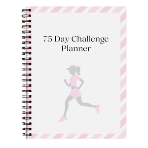Agenda de défi de 75 jours, reliure spirale, journal de fitness avec sections pour notes, prières et gratitude - Product Image 3