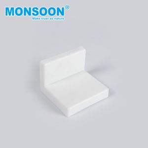 أثاث خزانة الملابس الزاوية المثلثة القياسية الأجهزة غير مرئية دعم الرف مجلس الوزراء مع البلاستيك موصل قوس نوع المنتج - Product Image 3