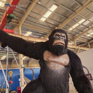 Modèle de gorille animatronique fait à la main avec fourrure, équipement d'intérieur pour parc d'attractions, King Kong - Product Image 6