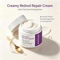 Crème Visage au Rétinol, Collagène et Niacinamide Effet Éclaircissant et Hydratant pour Peaux à Taches Brunes – Marque Blanche