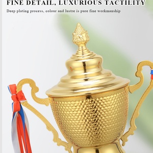 Trophy Manufacturer Custom Football Soccer Basketball Sport Competition Trophy Customized <b>Metal</b> Gold Award Medal and Trophies - Product Image 2