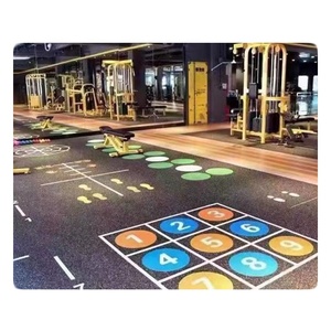 Rollos de Piso de Goma Resistentes al Desgaste, Antideslizantes e Impermeables para Gimnasios Domésticos y Canchas Deportivas - Product Image 3