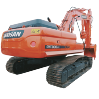 Excavatrice hydraulique d'occasion Doosan DX300LC-9C 30 tonnes pour travaux de construction