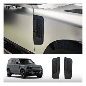 Cache de sortie <span class=keywords><strong>d</strong></span>'<span class=keywords><strong>air</strong></span> latérale pour pare-chocs avant en ABS ZHOUS Design pour Land Rover New Defender L663, accessoires extérieurs - Product Image 1