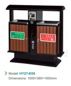 Poubelles extérieures, conteneurs à déchets en acier inoxydable <span class=keywords><strong>pour</strong></span> les espaces publics, les parcs, les complexes, les conteneurs à déchets de fruits et légumes - Product Image 6