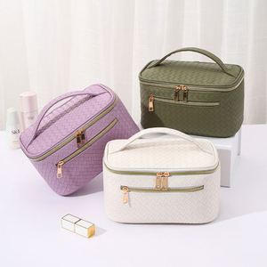 Custom Portable Cosmetic <b>Bag</b> with Zipper Closure for Women - Product Image 4