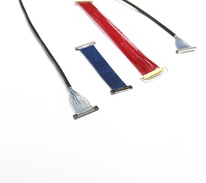 IPX LVDS สายเคเบิลประกอบสายไฟโคแอกเซียลขนาดเล็กเส้นผ่าศูนย์กลางตามสั่งเพื่อความสะดวกในการใช้งาน - Product Image 1