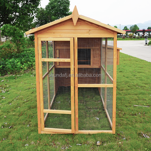 Sdc0802 Bestseller Outdoor Grote Houten Kip Kooi Massief Vogel Huizen Voor Kleine Dieren Konijnen Ijzeren Hok Voor Het Leven - Product Image 3