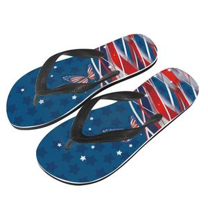<span class=keywords><strong>Chanclas</strong></span> de Eva con diseño de bandera americana tradicional para <span class=keywords><strong>hombre</strong></span> y mujer, <span class=keywords><strong>chanclas</strong></span> de playa, sandalias de verano más baratas al por mayor, logotipo personalizado - Product Image 6