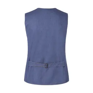 Ladies' <b>Waistcoat</b> Jeans-Style Vest custom merchandising - Product Image 3