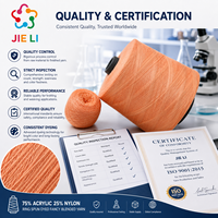 Fil fantaisie teint en filature, mélange doux et moelleux pour tricot d'hiver (pulls, écharpes), couleur personnalisée, fourniture directe usine