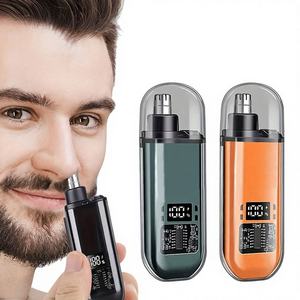 Tondeuse électrique portable pour le nez et les oreilles, rechargeable par USB, pour hommes, usage domestique, certifiée CE, batterie au lithium, matériau plastique - Product Image 1