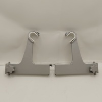 Support de rail de rideau moderne en alliage d'aluminium, robuste, durable, lavable, accessoires de design champêtre français