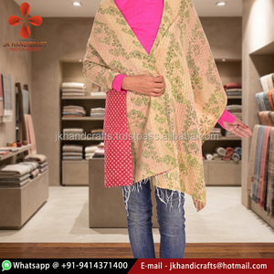 <b>Vintage</b> Hand Stitch Indian Cotton Lady Kantha <b>Scarves</b> - Product Image 3