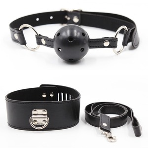 Ensemble de 8 jouets érotiques en cuir noir, jouets de bondage et de flirt alternatifs, produits pour adultes, menottes érotiques, attaches pour les pieds - Product Image 3