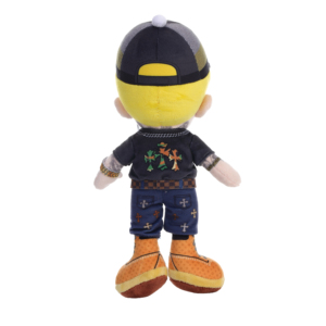 Poupée en peluche <span class=keywords><strong>homme</strong></span> Hip Hop, personnage streetwear tatoué, avec casquette imprimée croix, jean et bottes, figurine de collection tendance, cadeau - Product Image 2