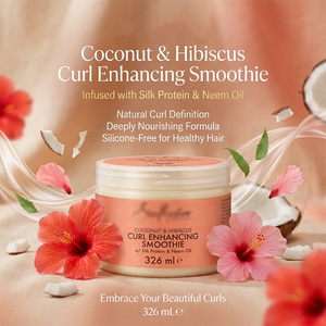 Crème coiffante nourrissante et hydratante pour cheveux bouclés à l'huile d'argan et de noix de coco biologique - Product Image 3