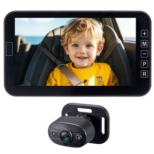 कार बैक सीट पर शिशु को देखने के लिए 7 इंच की स्क्रीन वाला बेबी कार कैमरा - Product Image 1