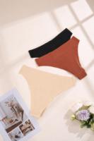 Culottes de bikini sans couture anti-camel toe pour femmes, taille mi-haute, sans VPL, pour leggings de yoga et usage quotidien