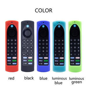 Cocok untuk <span class=keywords><strong>AMZ</strong></span> <span class=keywords><strong>TV</strong></span> Box Universal Remote Control, Penutup Pelindung Silikon, Cangkang Pelindung Warna Bercahaya Anti Jatuh - Product Image 2