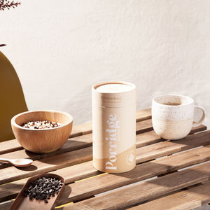 Premium Sustainable Recyclable Food Grade Kraft Cardboard Cylinder Packaging Box Protein Powder <b>Paper</b> <b>Tube</b> Container - Product Image 3