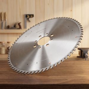 Lames de scie circulaires à pointe en carbure TCT pour la découpe de panneaux de travail du bois industriels, de MDF et de panneaux de particules - Product Image 1
