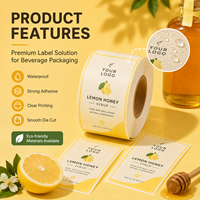 Étiquettes personnalisées pour boissons en gros – Film BOPP souple pour l'emballage de thé au lait, bière, vin, jus de fruits, lait de coco et lait d'avoine