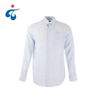 Chemises à manches longues en coton égyptien, vente en gros, bas prix