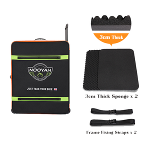 NOOYAH <span class=keywords><strong>valise</strong></span> de grande capacité étui de vélo pliant 18-20 pouces étui de voyage de <span class=keywords><strong>Transport</strong></span> de vélo en gros/personnalisation - Product Image 6