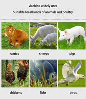 Machines à granulés domestiques, machine à granulés d'aliments pour animaux, machine à granulés d'aliments pour animaux à moteur diesel, machine à granulés d'aliments pour poulets