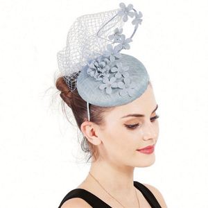 Nuevo Sombrero de Moda para Mujer, de Malla de Cáñamo, Estilo Vintage, para Eventos Sociales, Accesorios para el Cabello, Sombrero para Fiesta del Té, Clip para el Cabello, Sombreros Fascinantes para Damas - Product Image 4