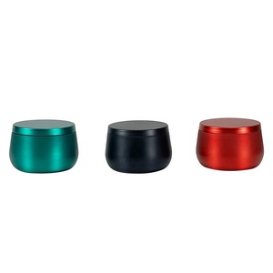 Özel noel Mini yuvarlak mum kavanozu 54 * H40mm 50ml küçük boş teneke kutu kapaklı boyalı Metal teneke kutu kek için - Product Image 5
