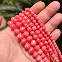 Perles rondes en opale naturelle bleue irisée en vrac pour la fabrication de bijoux, bracelets et colliers DIY