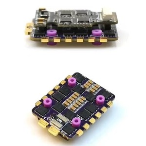 มินิ 4-in-1 ESC 45A 3-6S พร้อมเฟิร์มแวร์ BLHeli_S สำหรับโดรน FPV ขนาด 5 นิ้ว พร้อมขาตั้งสีม่วงและขั้วต่อสีทอง - Product Image 2