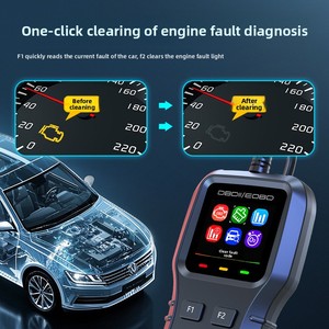 C1329 Nouveau testeur de diagnostic de panne de voiture universel OBD2 avec affichage clair des codes 12V pour les voitures après 2008 Modèle <span class=keywords><strong>K1</strong></span> - Product Image 3