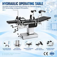Table d'opération hydraulique polyvalente, lit chirurgical à levage hydraulique pour procédures chirurgicales cliniques multi-services