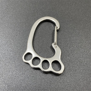304 Stainless Steel Keychain for Mens Belt Buckle <strong>Car</strong> Keychain Outdoor Hiking Accessory <strong>Hook</strong> for Hanging Water Bottle - Product Image 5