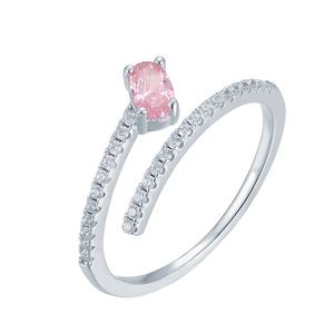 แหวนเงินแท้ 925 ประดับเพชร CZ ดีไซน์มินิมอล คุณภาพพรีเมียม สำหรับเป็นของขวัญ/หมั้น - Product Image 4