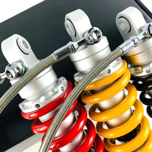 Universal 11 "285mm doble amortiguación ajustable motocicleta <span class=keywords><strong>amortiguador</strong></span> trasero <span class=keywords><strong>Central</strong></span> <span class=keywords><strong>para</strong></span> Honda Yamaha KTM BMW Aprilia Kawasaki - Product Image 6