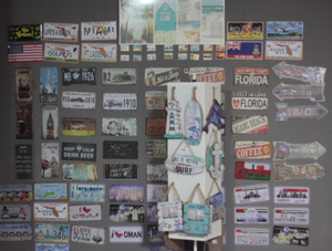 Impression de logo personnalisé en aluminium souvenir touristique voiture française Paris France plaque d'immatriculation - Product Image 6