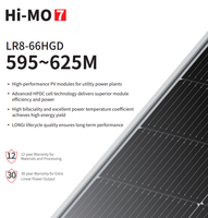 Pour Longi HiMo7 605Watt 610Watt Modules de système de panneau solaire Perc haute performance pour installations utilitaires BIPV 420W 550W 800W 440W
