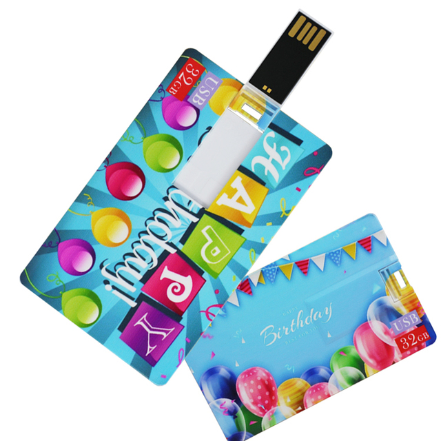 Custom Promotional Business Card Flash Drive 8 16 32 64gb Memoria Usb Credit Card 4gb 2gb 1gb Card Usb Flash Drive