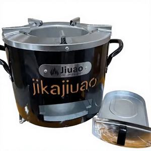 Estufa de Biomasa Portátil Ecológica con Cenicero, Quemador de Leña de Alta Eficiencia para Acampar, Hacer Barbacoas y Cocinar al Aire Libre de Forma Limpia - Product Image 1