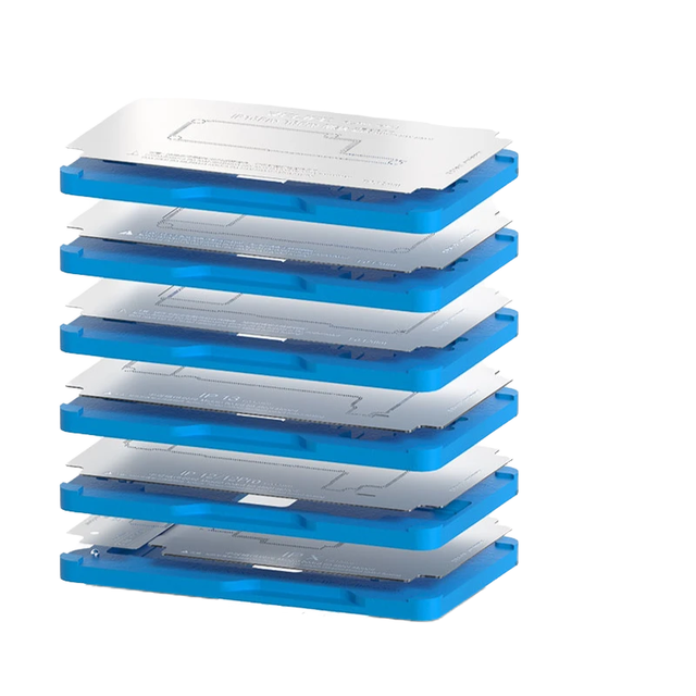 RL-601T Mobile Phones Motherboard Middle Layer Board Plant Tin Platform 3D BGA Reballing Stencil Repair Kit