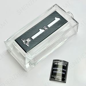 สติกเกอร์ป้ายโลหะอลูมิเนียมนูนสไตล์3D ออกแบบโลโก้ได้ตามต้องการสำหรับติดขวดน้ำหอม - Product Image 1