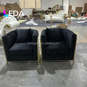 ชุดโซฟาสแตนเลสสตีล LEDA ดีไซน์ทันสมัย สำหรับห้องนั่งเล่น เฟอร์นิเจอร์ตกแต่งบ้าน - Product Image 6