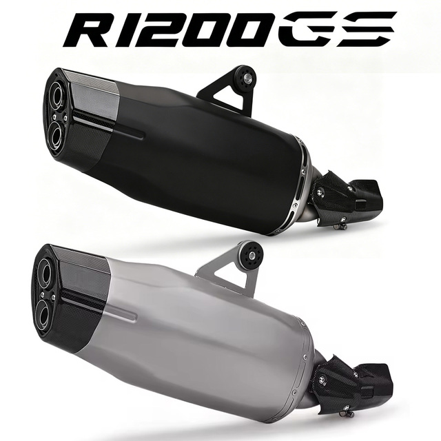 For R1200GS R1250GS ADV R1250 GS Adv Motorcycle Exhaust Muffler Motocross Escape Moto Slip on Carbon Fiber 2019-2023 Years