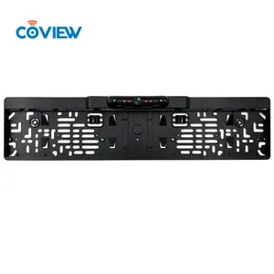 适用于奥迪大众福特的Coview欧洲牌照架摄像头防水夜视停车后视摄像头