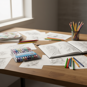 MNJ Gel Pen Set 12 Colors Assorted For Writing And Drawing - Product Image 2