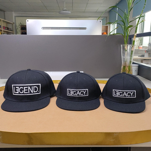 Huyền thoại thêu và gia đình di sản phù hợp với màu đen Flatbill và mũ bóng chày truyền thống với Snapback có thể điều chỉnh - Product Image 5